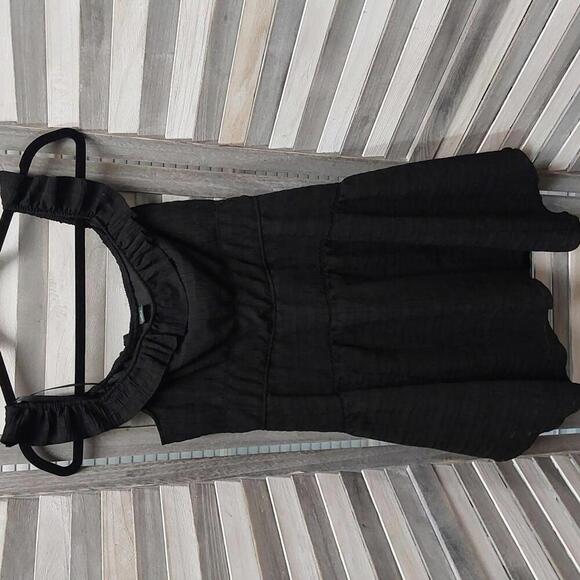 Chic Black Ruffled Mini Dress | Wild Fable | M - Picture 1 of 7